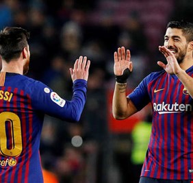 برشلونة يثأر من ليغانيس بثلاثية 