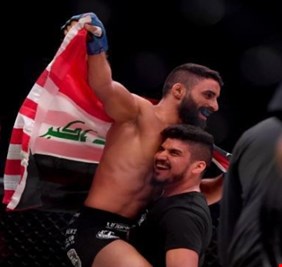 مقاتل عراقي يعتز بوطنيته رغم جنسيته الامريكية عكس الراوي