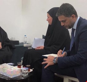 السيد السيستاني يستقبل مسؤولة أمميّة .. ويدين عمليات الاغتيال والخطف، ويطالب بحصر السلاح بيد الحكومة