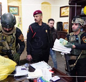 أمن الحشد يغلق ثلاثة مقرات وهمية ويعتقل مزور برتبة لواء ركن