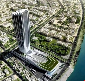 بالصور.. المباشرة بمشروع البناية الجديدة للبنك المركزي من تصميم زها حديد