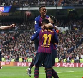 البارسا يضرب حصون الريال بثلاثية نظيفة ويبلغ نهائي الكأس