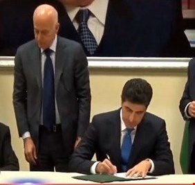 الاتحاد الوطني والديمقراطي الكردستاني يوقعان اتفاقا سياسيا