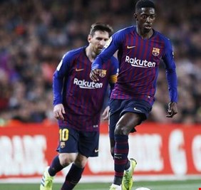 برشلونة يعلن فترة غياب ديمبلي عن الملاعب