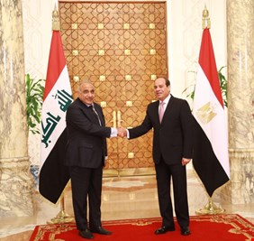 عبدالمهدي من مصر : العراق يتعاون مع الجميع ويرفض سياسة المحاور