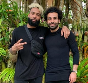 بيكهام يمازح المصري محمد صلاح