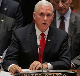 بينس في مجلس الأمن: نعد مشروع قرار يعترف بغوايدو رئيسا لفنزويلا