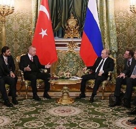 بوتين وأردوغان يبحثان تطورات الأوضاع في سوريا وليبيا