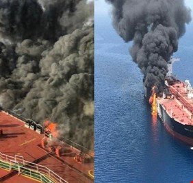 واشنطن تنشر ما تعتبره دليلا على تورط طهران في هجوم خليج عمان