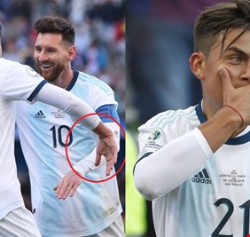 تعرف على سر لبس ديبالا سوارا أحمر.. وما علاقة ميسي بالأمر