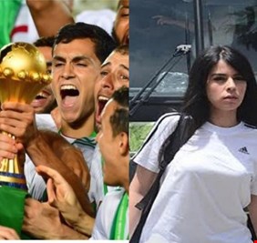 من هي الحسناء التي رافقت كالظل منتخب الجزائر بطل أمم إفريقيا؟