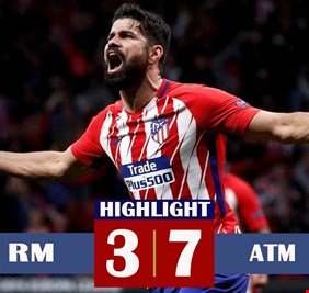 اتلتيكو مدريد يمطر شباك الريال بسباعية مدوية