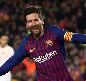 برشلونة يقدم عرضا فريدا من نوعه لميسي