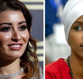 مشادة بين ملكة جمال العراق وإلهان عمر بسبب 