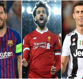 صلاح ثاني أغلى لاعب في العالم.. تعرف على مراكز ميسي ورونالدو ومبابي