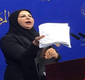 عالية نصيف “تهاجم” مفتش عام الداخلية مجدداً.. وثائق وملفات “خاصة” إلى عبدالمهدي!
