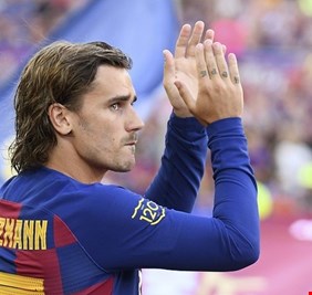 غريزمان يقود برشلونة للفوز أمام أنظار ميسي وسواريز