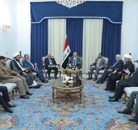 الأمن النيابية تكشف سبب عدم حضور الخزعلي والمهندس باجتماع قادة الحشد مع الرئاسات الثلاث