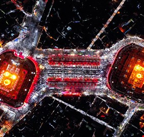 ماذا لو حلقت الطائرات المسيرة فوق مرقدي الحسين والعباس، هكذا سيكون الرد