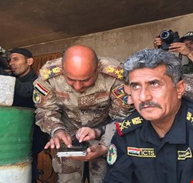 فيديو: السماء تمطر نيراناً على كمائن داعش.. والساعدي يدير العملية عن بعد أمتار!
