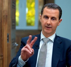 بالصور: بشار الاسد يغرد لليمنيين عليكم بالضرع الحلوب اقصفوا السعودية بعشرة صواريخ اخرى.. اضربوا رأس التنورة