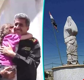 أشهر طفلة موصلية تدخل على خط إقالة الساعدي وتمثاله الممنوع من الافتتاح!