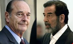 عفونة رشاوى صدام حسين تظهر في جنازة جاك شيراك !