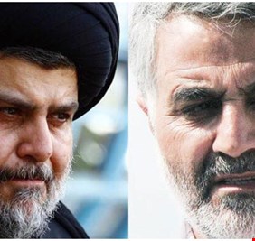 على ذمة صحيفة مقربة الى ايران: الصدر كلف أحد مساعديه بالتفاهم مع الحكومة وإدارة الإحتجاجات بعد لقاء له مع سليماني