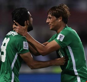 أسود الرافدين يهزمون المنتخب الإيراني بهدف قاتل