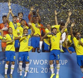 البرازيل تلسع المكسيك في الدقيقة 90 وتتوج بمونديال الشبان