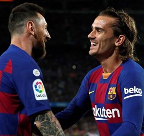 جريزمان: ذهبت لبرشلونة لأتعلم..وعلاقتي بميسي في طريقها للتحسن