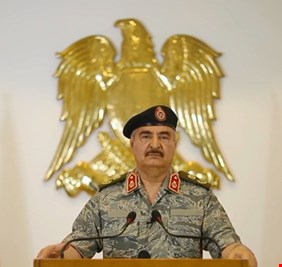 حفتر يعلن النفير العام لمواجهة أي قوات أجنبية ترسل إلى ليبيا