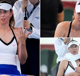 شارابوفا تنسحب من مباراة بسبب دخان حرائق أستراليا