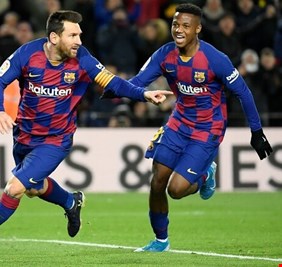 ميسي يضع برشلونة بين السداسي الأقوى في أوروبا