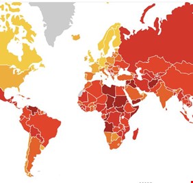 4 دول عربية ضمن قائمة الأكثر فسادا.. وهذا هو ترتيب العراق