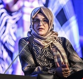 خطيبة خاشقجي خديجة جنكيز تحضر خطاب ترامب بالكونغرس