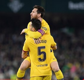 رقم غريب لبوسكيتس مع برشلونة