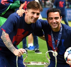 تشافي: برشلونة لا يفوز بدوري الأبطال بالحظ مثل ريال مدريد