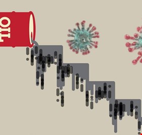 انهيار تاريخي.. سعر برميل النفط يهوي إلى 20 سنتاً