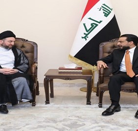 الحلبوسي والحكيم يؤكدان ضرورة الإسراع بحسم تشكيل الحكومة الجديدة