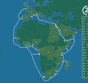 فيسبوك تبني أضخم كابل بحري حول إفريقيا لتعزيز الوصول إلى الإنترنت في القارة