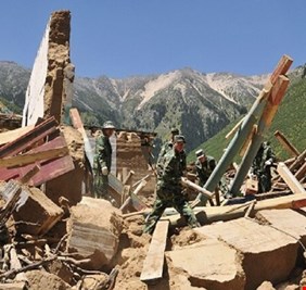 قتلى وجرحى في زلزال ضرب الصين