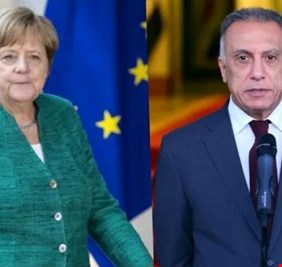 ميركل معجبة ببرنامج الكاظمي وتدعوه لزيارة برلين