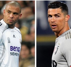 البرازيلي رونالدو يتجاهل البرتغالي كريستيانو