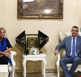 ممثلة الامين العام للأمم المتحدة تلتقي النائب محمد الدراجي.. الأمن المالي على الطاولة