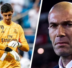 كورتوا يدلي باعتراف لزيدان