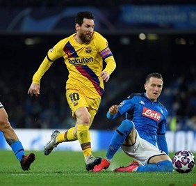 يويفا: مباراة برشلونة ونابولي ستقام كما هو مخطط لها