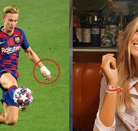 كشف سبب غريب لاستخدام دي يونغ ضمادة حول يده في لقاء نابولي