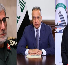 قاني يبلغ الكاظمي رسالة الى واشنطن .. والفتح يحمله رسالة مثلها، والعصائب تضيف رسالة ثالثة، فهل هو رئيس دولة أم (بوسطجي)؟