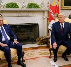 ترامب يحرج الكاظمي بالتأكيد على ان مهمة قواته في العراق التصدي لإيران!